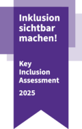 Auszeichnung "Inklusion sichtbar machen!" von Key Inclusion Assessment 2025.