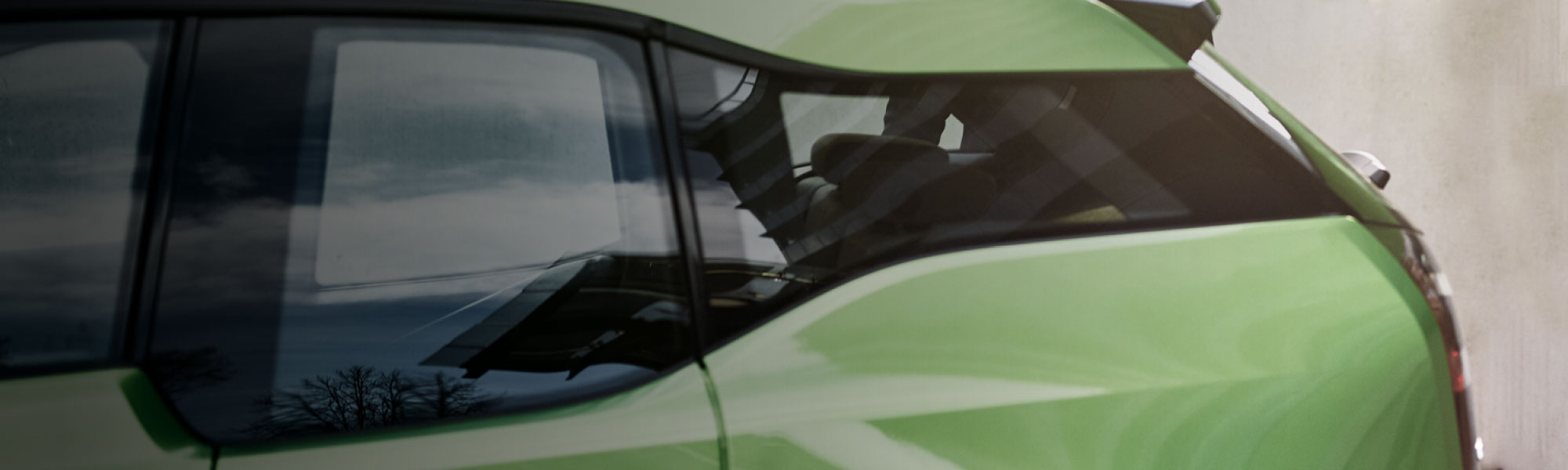 Elektroauto von der Seite